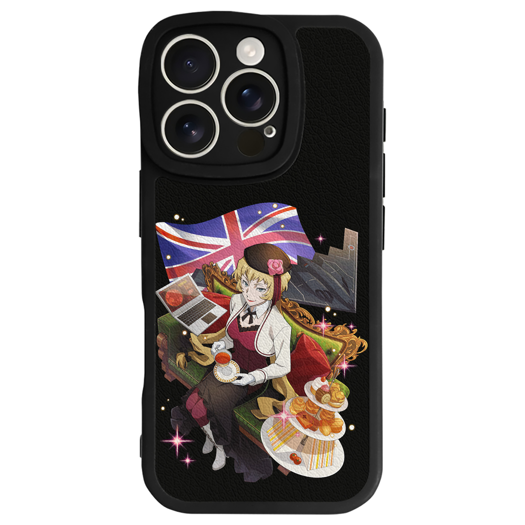 （画像用） 文豪ストレイドッグス Bungo Stray Dogs 【iPhone 16シリーズ対応】シリコンスマホケース（レザー調） 材質：シリコン